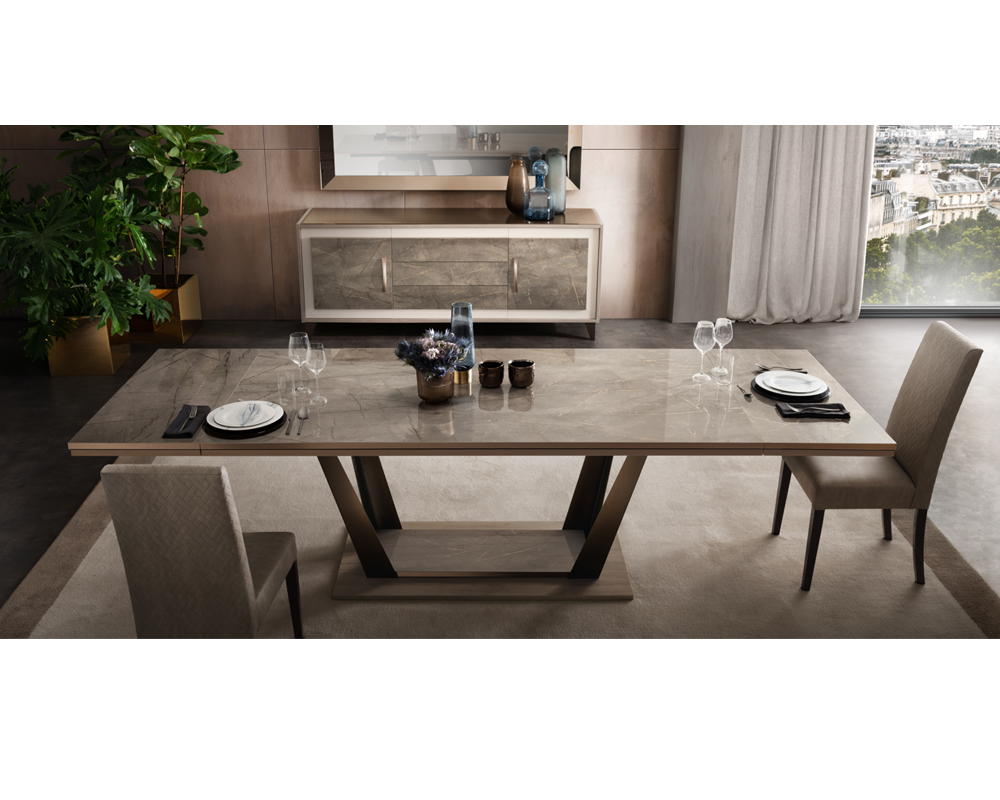 Buy Amber Extending Dining Table Online in London, UK Denelli Italia