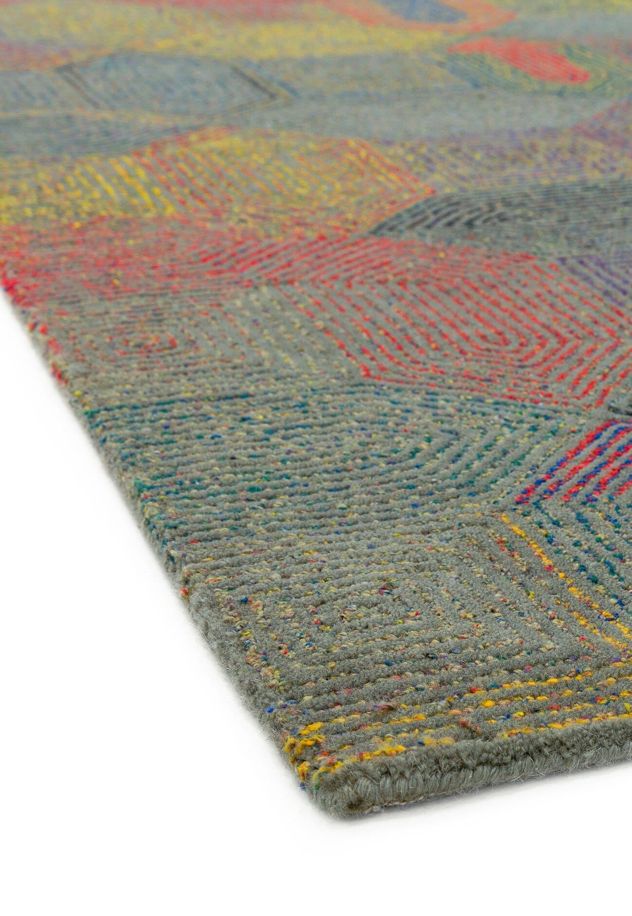 Buy Camden Grey Contemporary Geometric Rug Online in London, UK