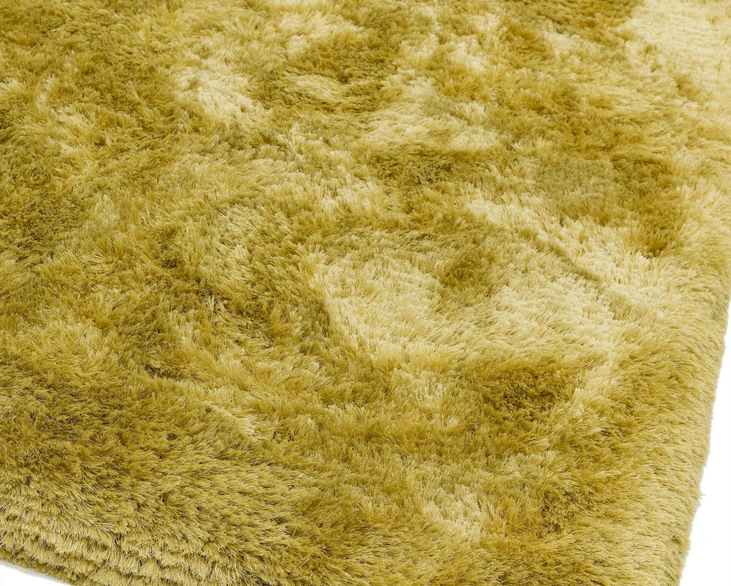 Buy Plush Yellow Rug Online in London, UK Denelli Italia